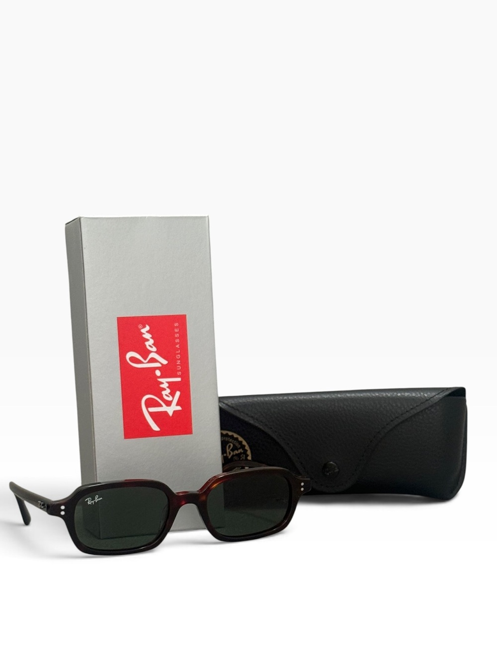 Ray-Ban Zuri Bio-Based Frame Sunglasses with Green Lenses